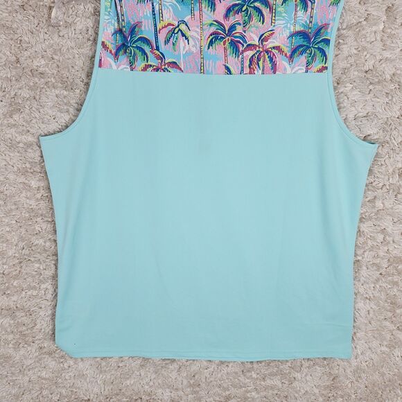 Stella Parker Golf Collection Polo Shirt Womens XL Palm Tree Sleeveless Top - Picture 8 of 9